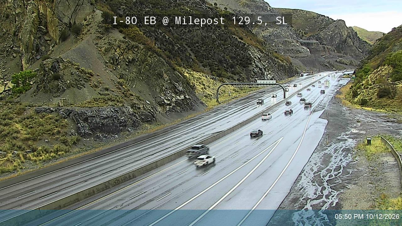I-80 / Parleys Canyon EB @ Chain Up Area East / MP 129.5, SL