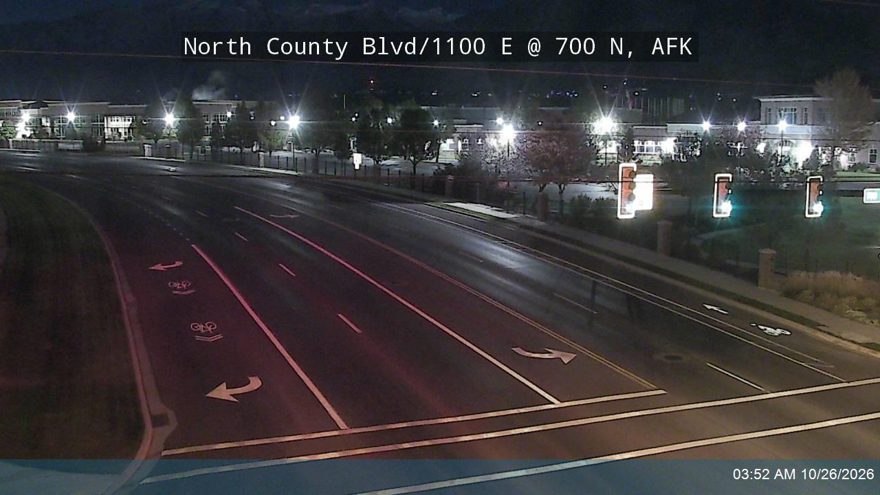 North County Blvd / 1100 E / SR-129 @ 700 N, AFK