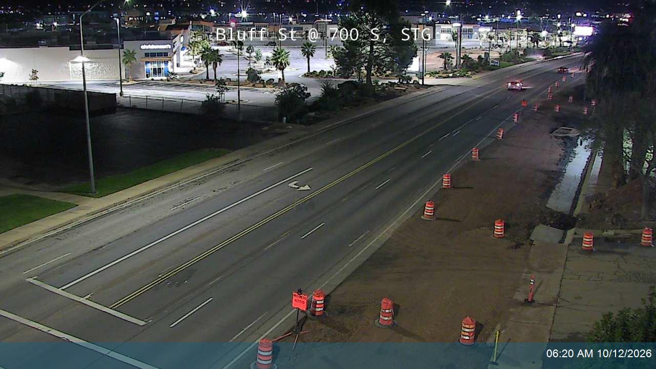 Bluff St / SR-18 @ 700 S, STG