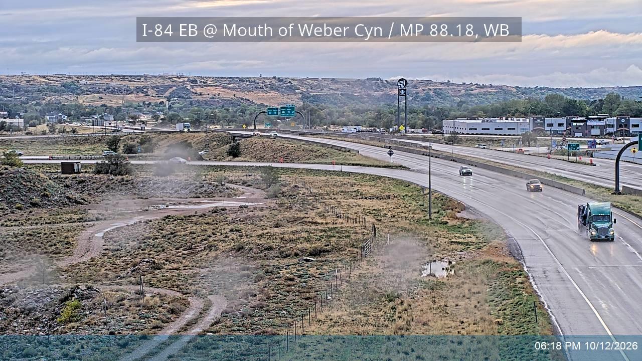 I-84 EB @ Mouth of Weber Cyn / MP 88.18, WB