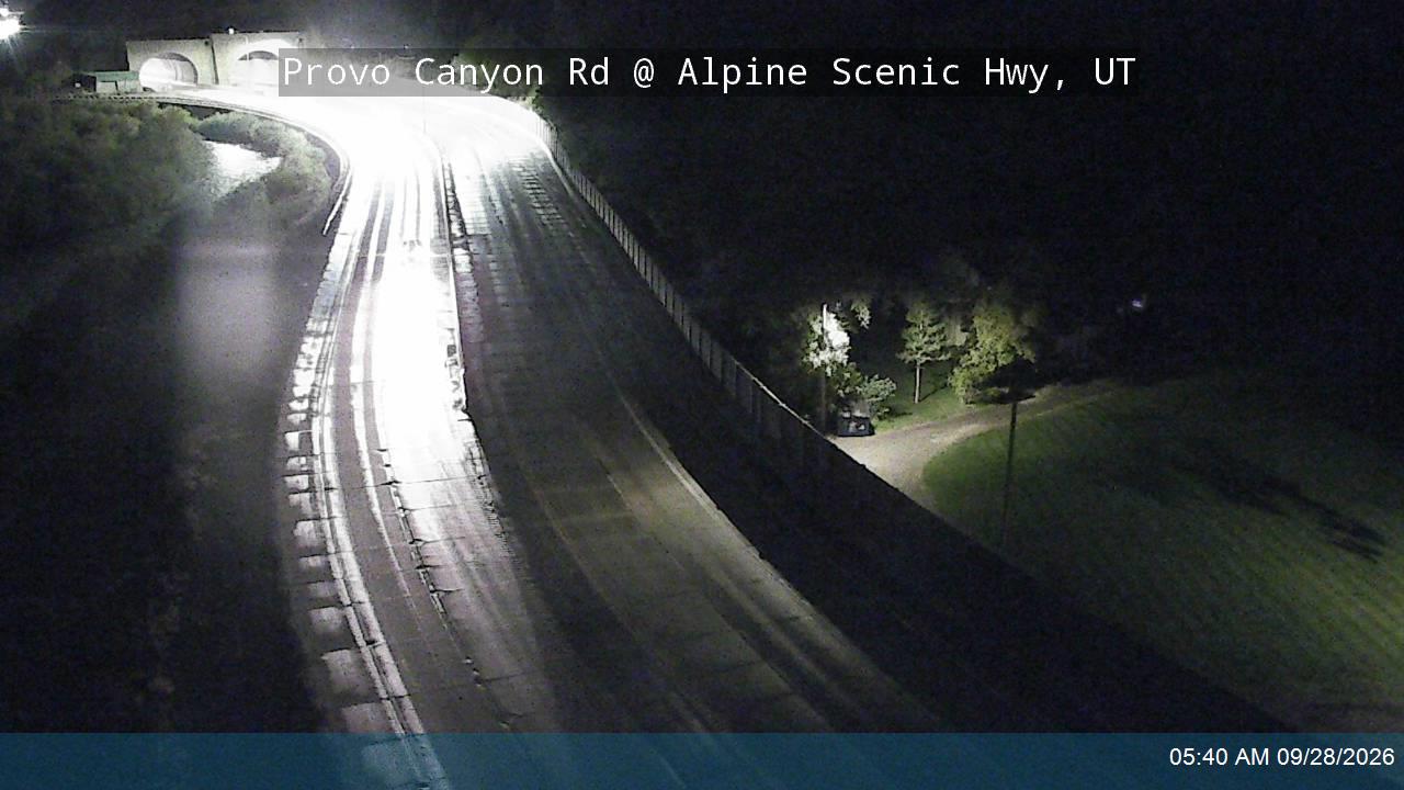 Provo Canyon Rd / US-189 @ Alpine Scenic Hwy / SR-92 / MP 14.26, UT