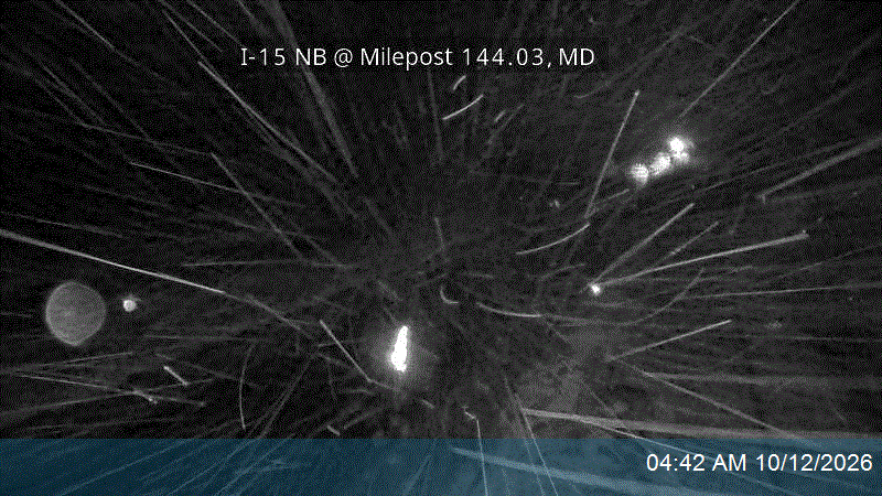 I-15 NB @ Milepost 144.03, MD