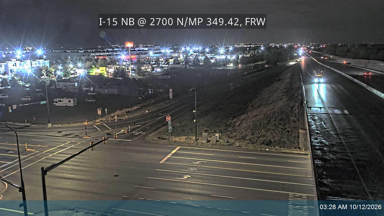 I-15 NB @ 2700 N / SR-134 / MP 349.42, FRW