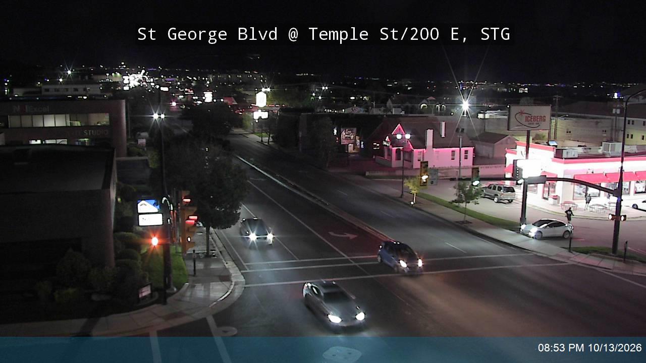 St George Blvd / SR-34 @ Temple St / 200 E, STG