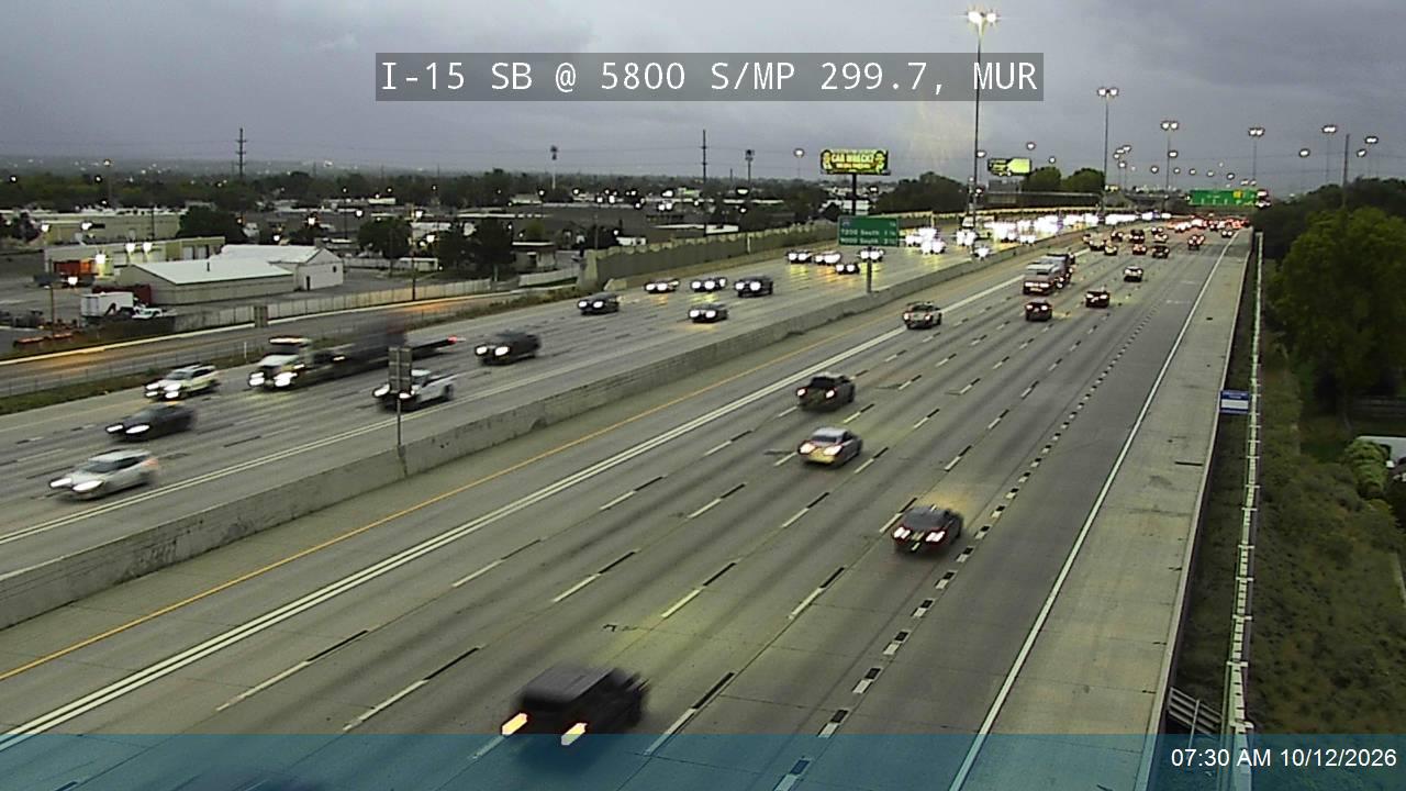 I-15 SB @ 5800 S / MP 299.7, MUR