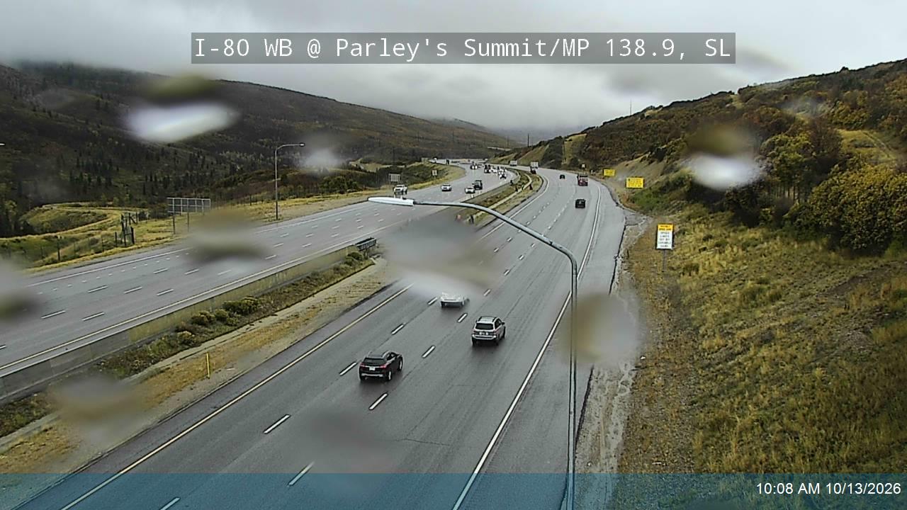 I-80 WB @ Parleys Summit / MP 138.9, SL