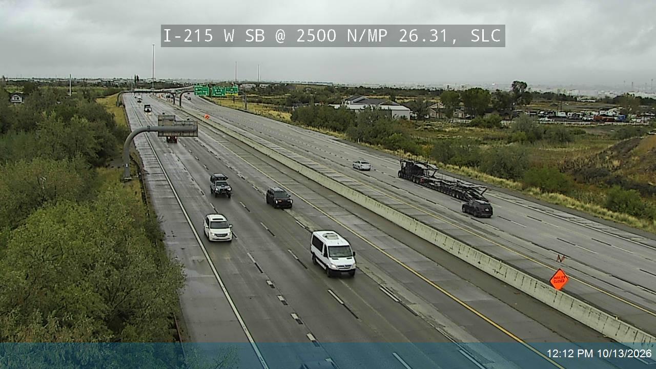 I-215 W SB @ 2500 N / MP 26.31, SLC