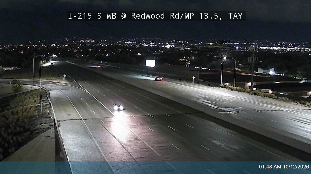 I-215 S WB @ Redwood Rd / SR-68 / MP 13.5, TAY