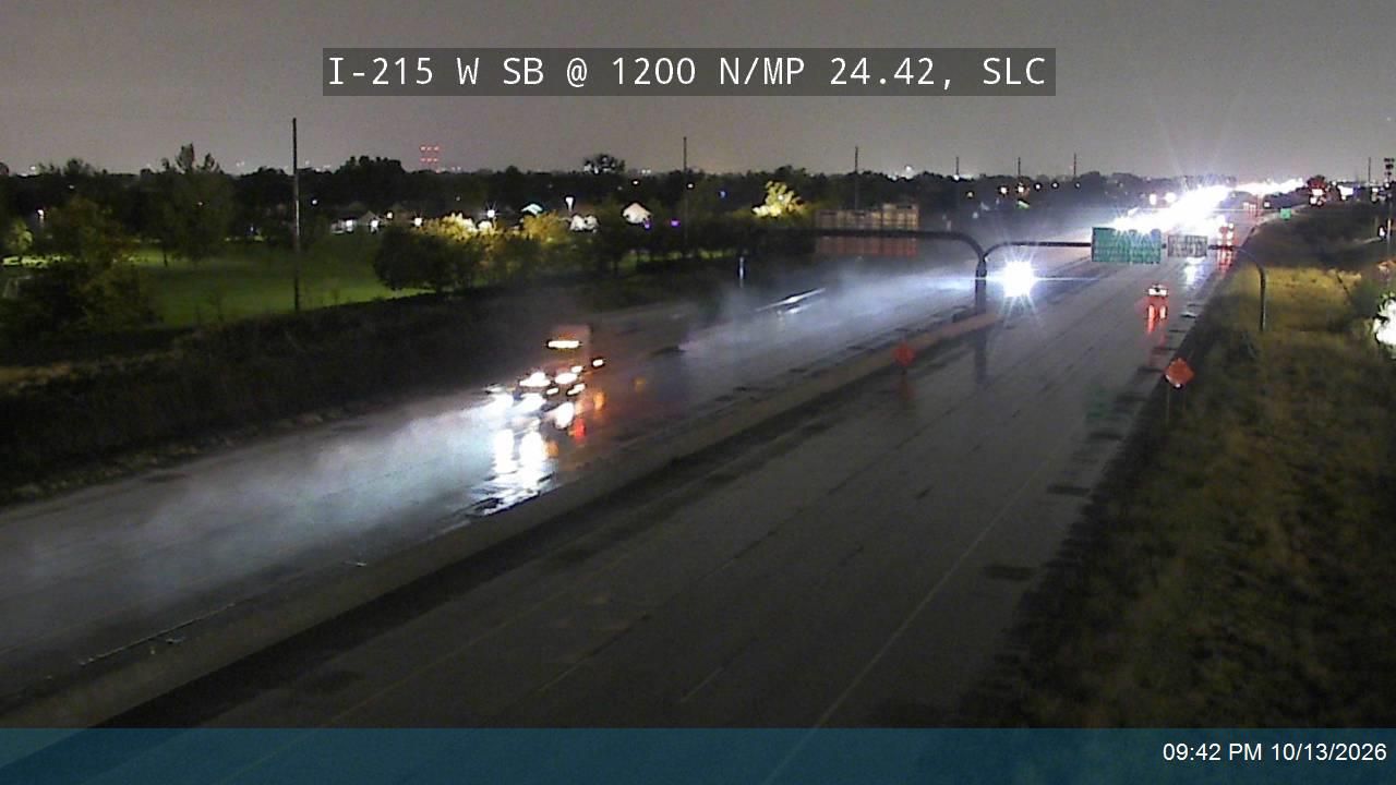 I-215 W SB @ 1200 N / MP 24.42, SLC