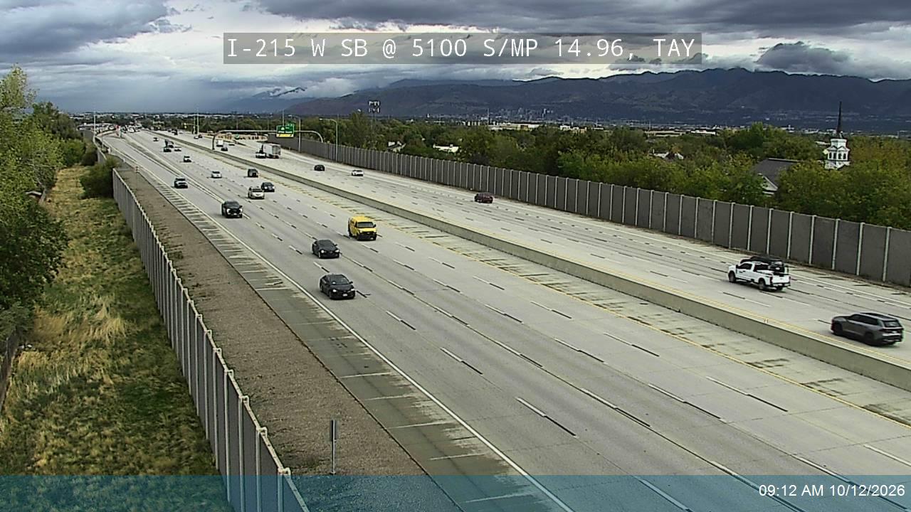 I-215 W SB @ 5100 S / MP 14.96, TAY