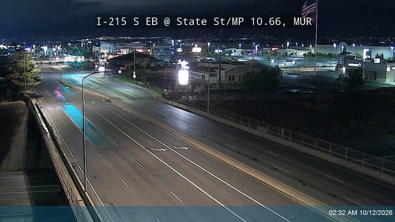 I-215 S EB @ State St / US-89 / MP 10.66, MUR