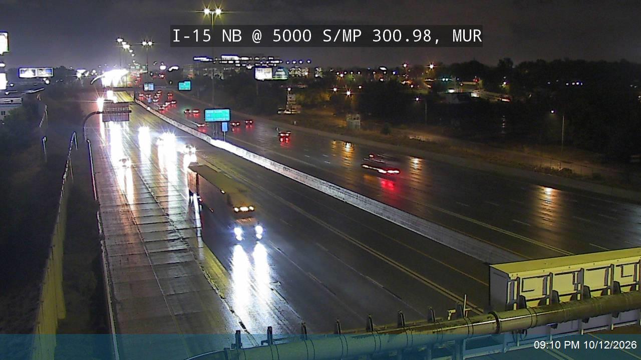 I-15 NB @ 5000 S / MP 301, MUR