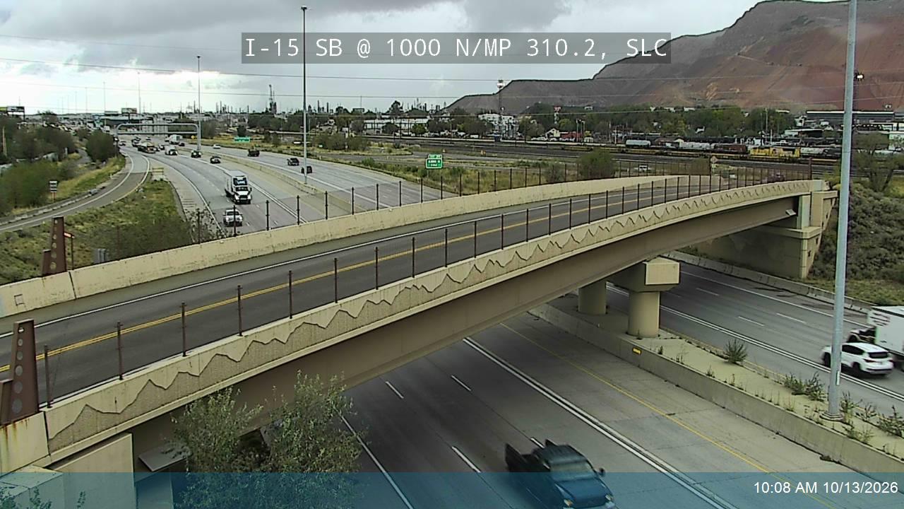 I-15 SB @ 1000 N / MP 310.2, SLC