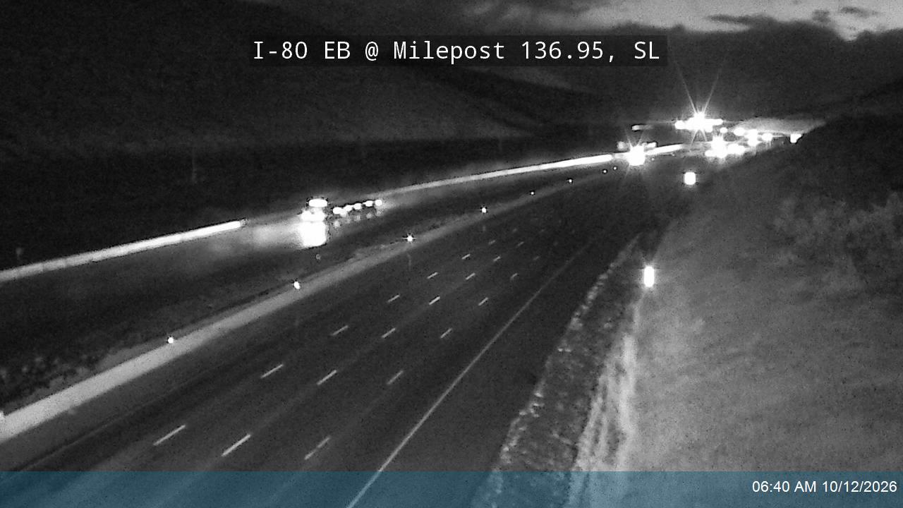 I-80 / Parleys Canyon EB @ Milepost 136.95, SL