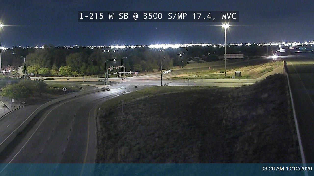 I-215 W SB @ 3500 S / SR-171 / MP 17.4, WVC