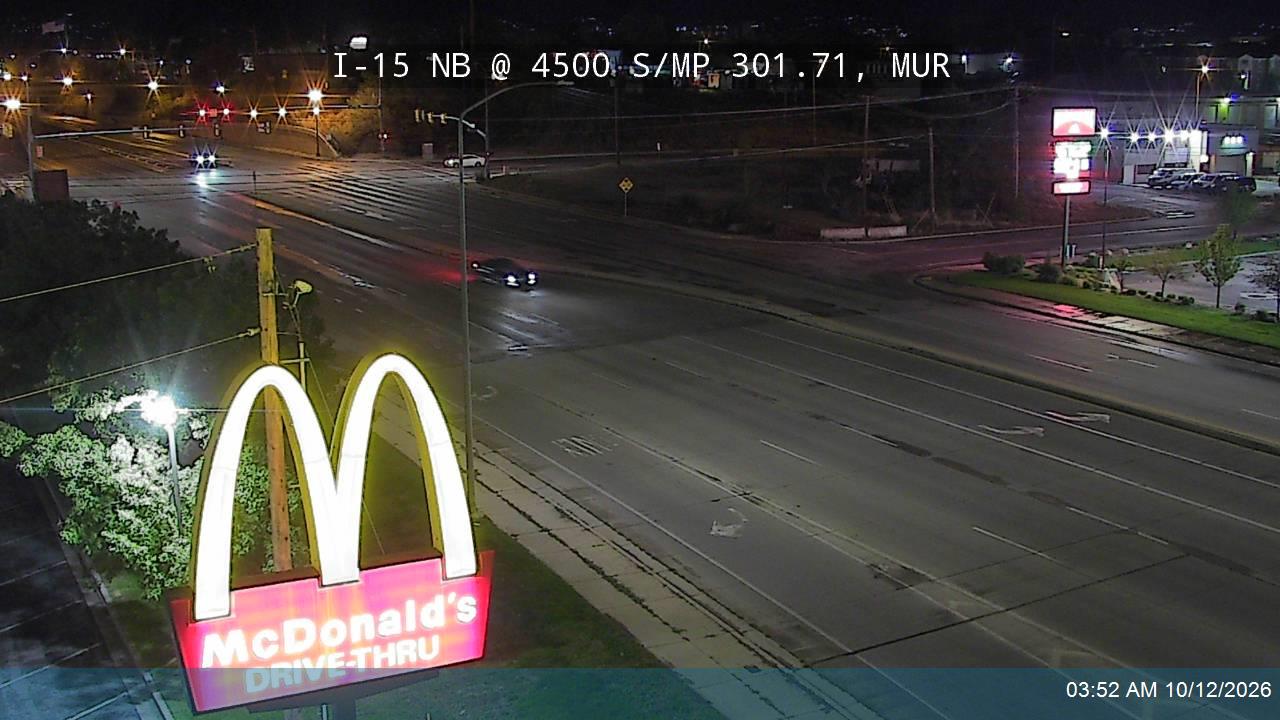 I-15 NB @ 4500 S / SR-266 / MP 301.71, MUR