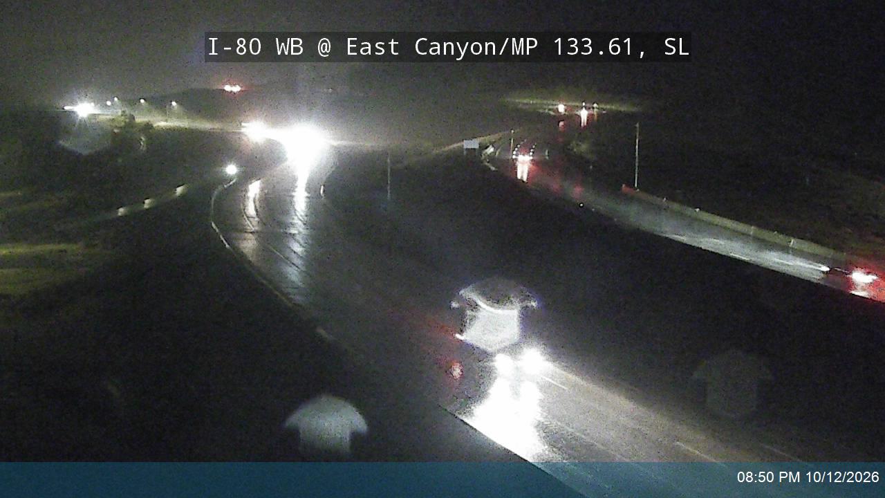 I-80 / Parleys Canyon WB @ East Canyon / SR-65 On-ramp / MP 133.61, SL