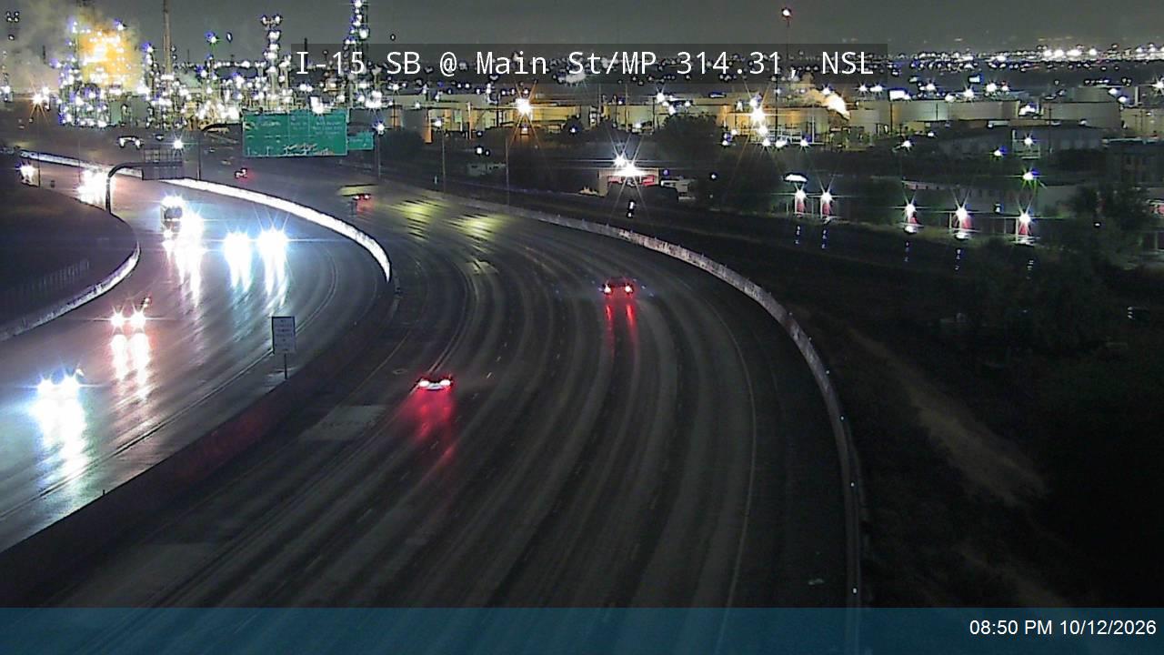 I-15 SB @ Main St / MP 314.31, NSL