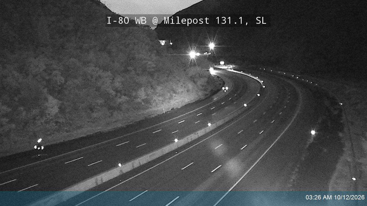I-80 / Parleys Canyon WB @ Milepost 131.1, SL