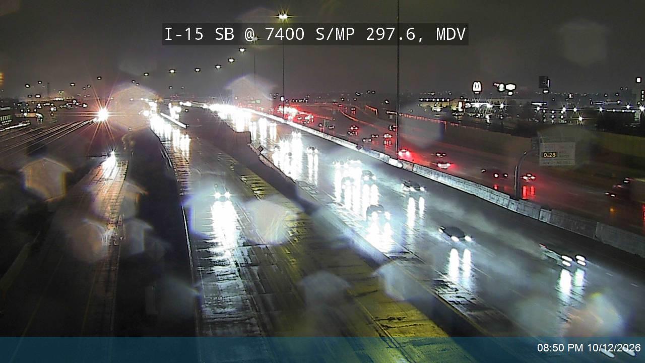 I-15 SB @ 7400 S / MP 297.6, MDV