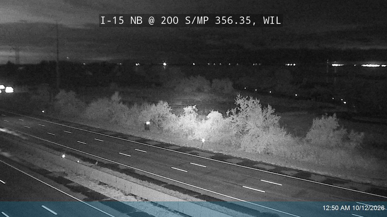 I-15 NB @ 200 S / MP 356.35, WIL