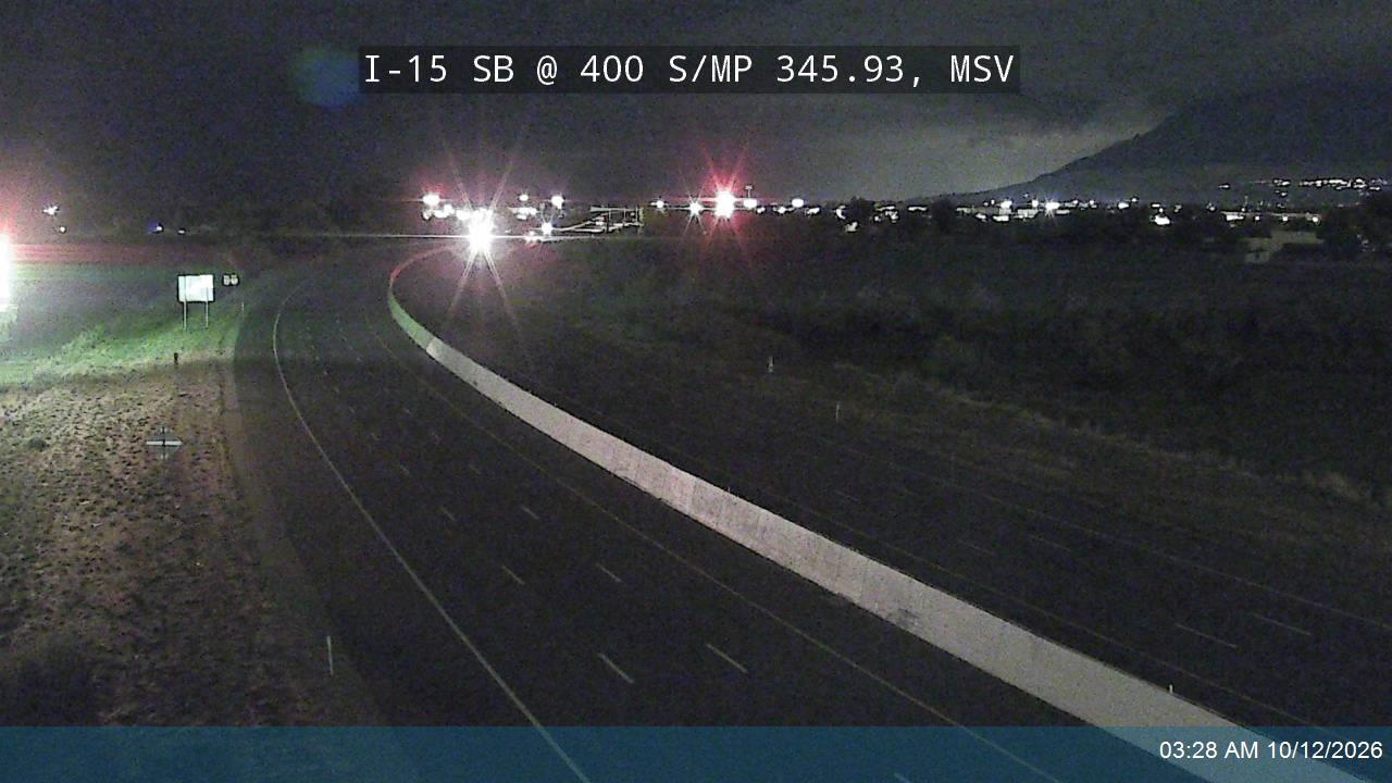 I-15 SB @ 400 S / MP 345.93, MSV