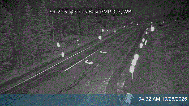SR-226 @ Snow Basin / MP 0.7, WB