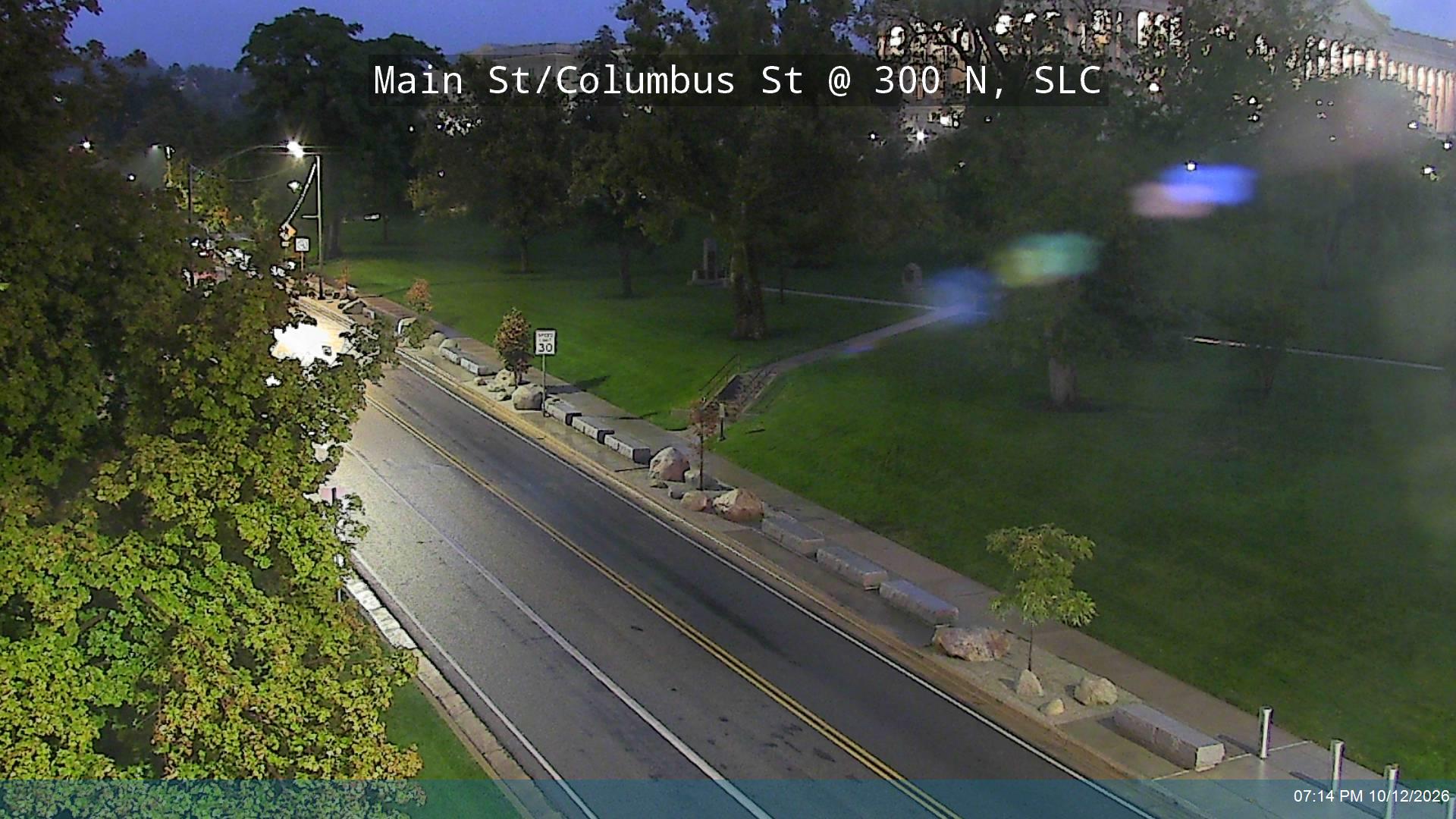 Main St / Columbus St / SR-186 @ 300 N, SLC