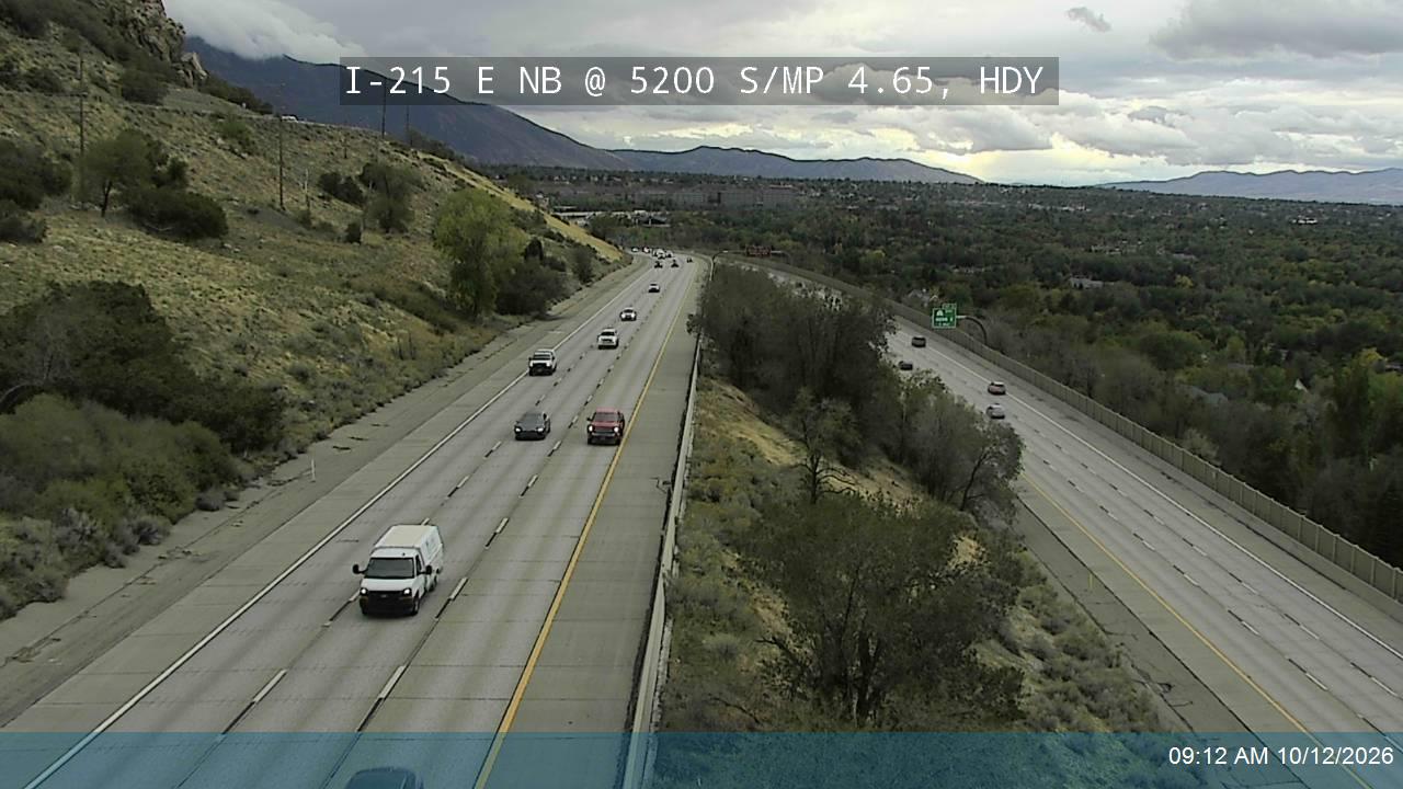 I-215 E NB @ 5200 S / MP 4.65, HDY