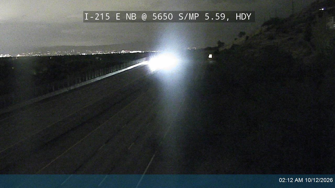 I-215 E NB @ 5650 S / MP 5.59, HDY
