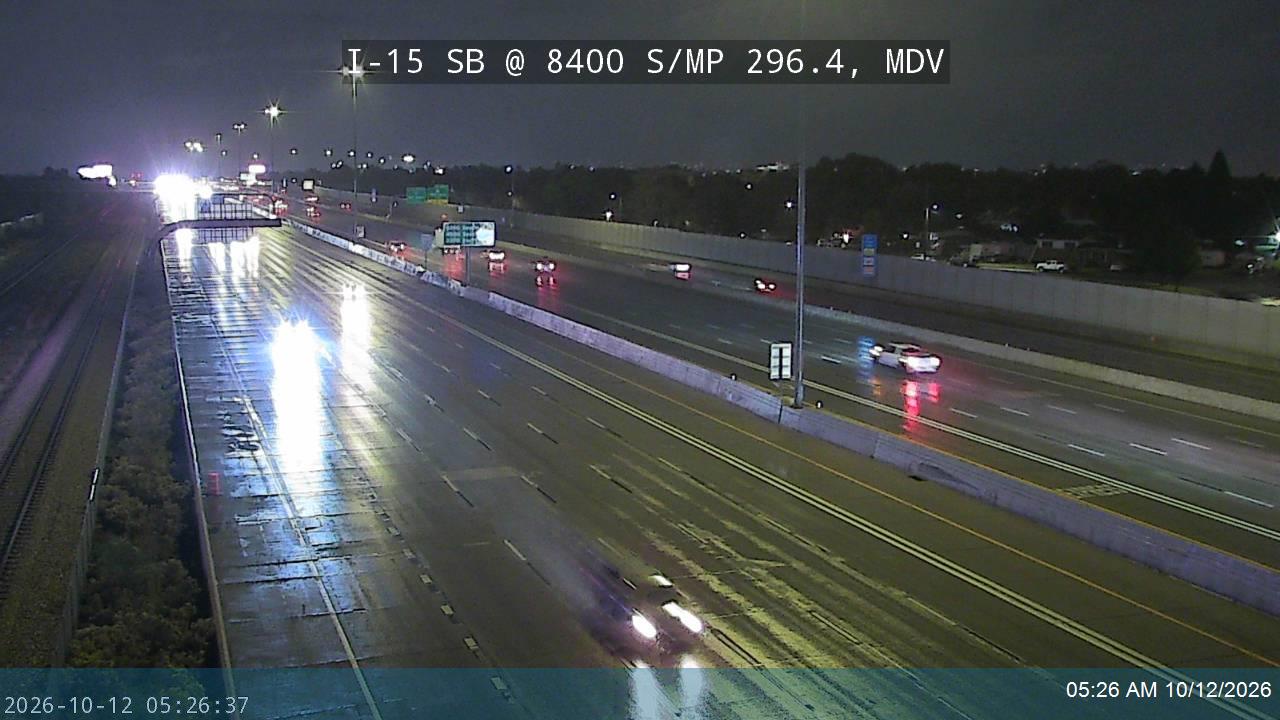 I-15 SB @ 8400 S / MP 296.4, MDV