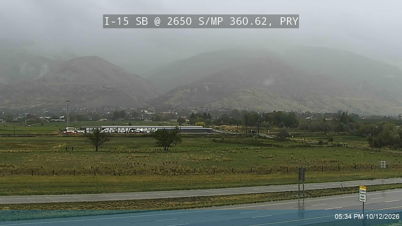 I-15 SB @ 2650 S / MP 360.62, PRY