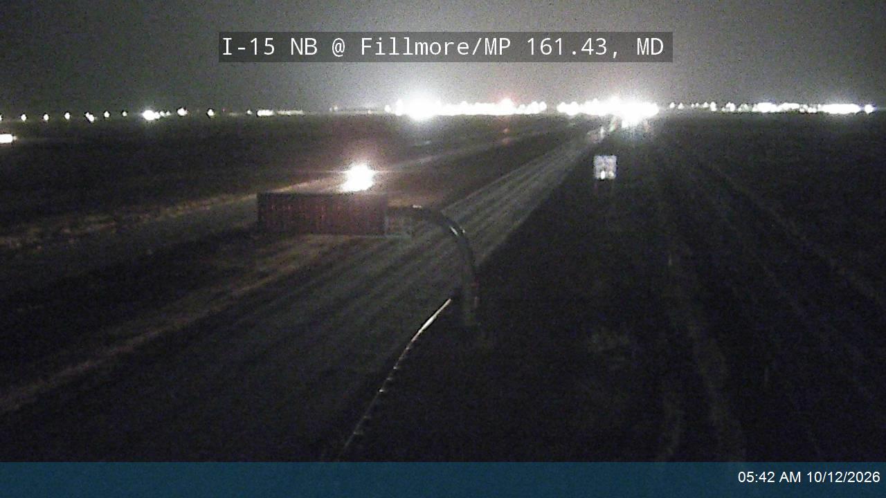 I-15 NB @ Fillmore / MP 161.43, MD