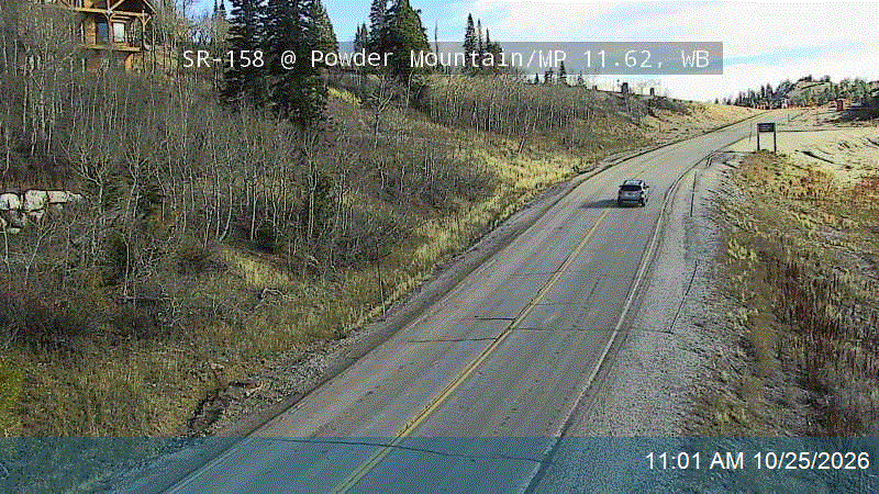 SR-158 @ Powder Mountain / MP 11.62, WB