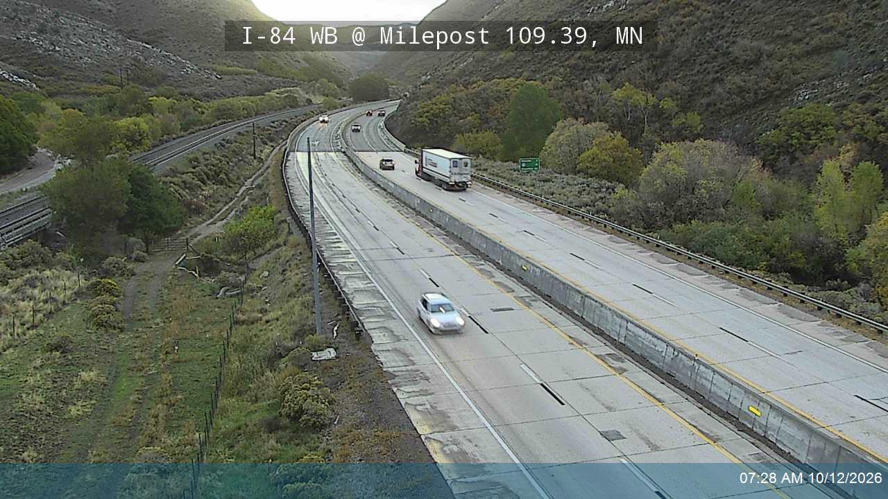 I-84 WB @ Milepost 109.39, MN