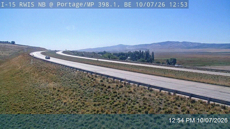 I-15 RWIS NB @ Portage / MP 398.06, BE