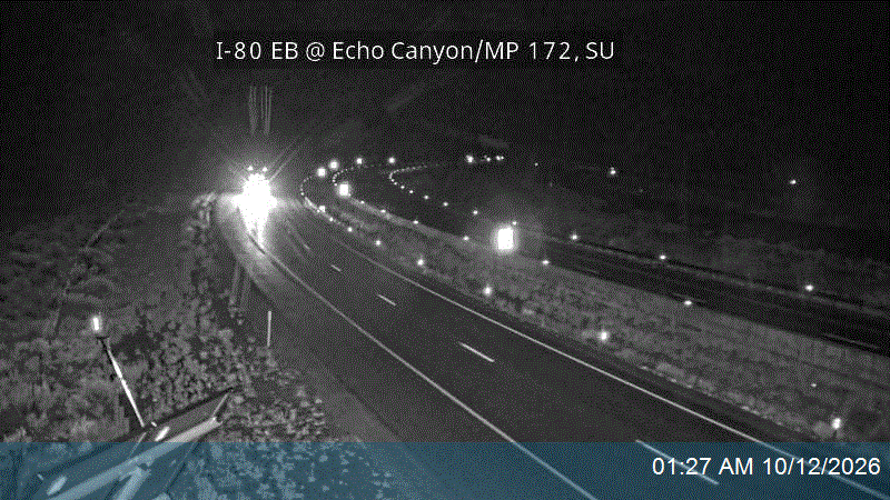 I-80 EB @ Echo Canyon / MP 172, SU