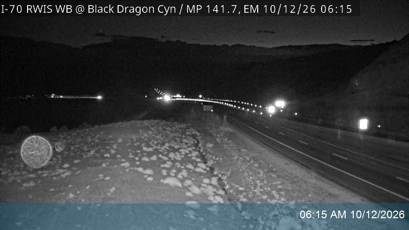 I-70 RWIS WB @ Black Dragon Canyon / MP 141.7, EM