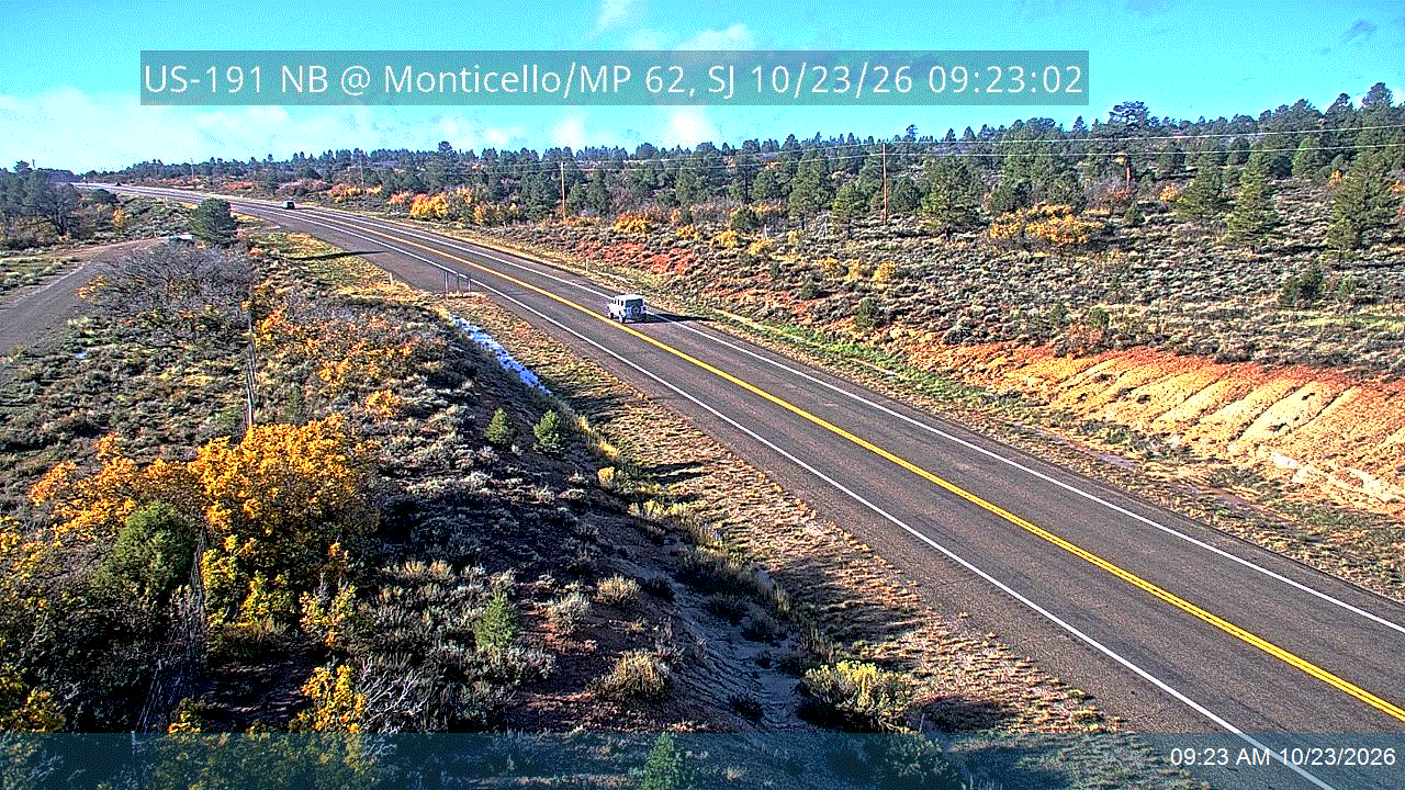 US-191 RWIS NB @ Monticello / MP 62, SJ