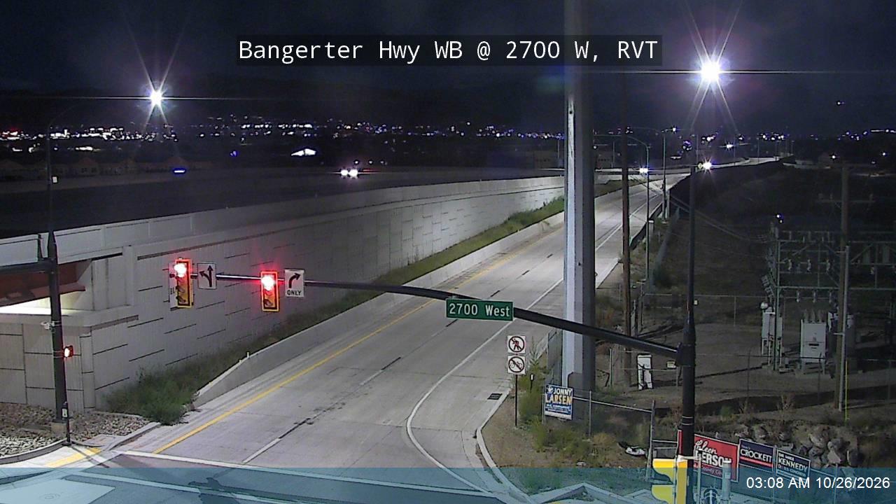 Bangerter Hwy / SR-154 WB @ 2700 W, RVT