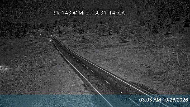 SR-143 @ Milepost 31.14, GA