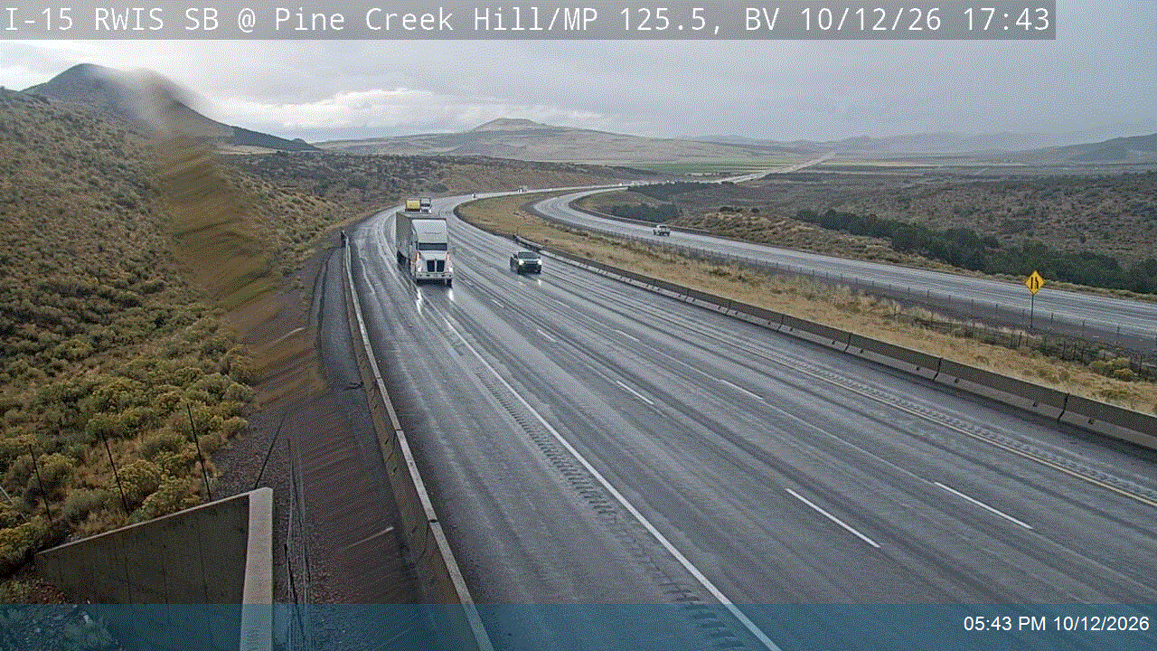 I-15 RWIS SB @ Pine Creek Hill / MP 125.5, BV