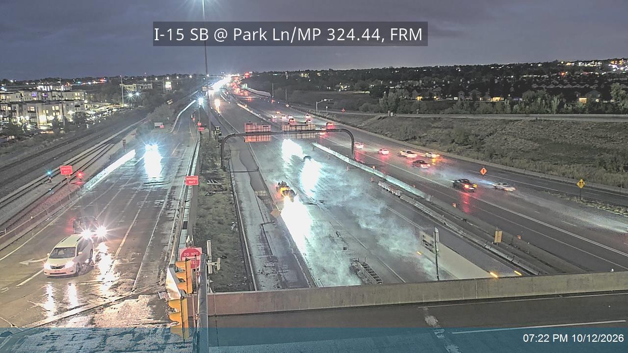 I-15 SB @ Park Ln / 1100 W / SR-225 / MP 324.44, FRM