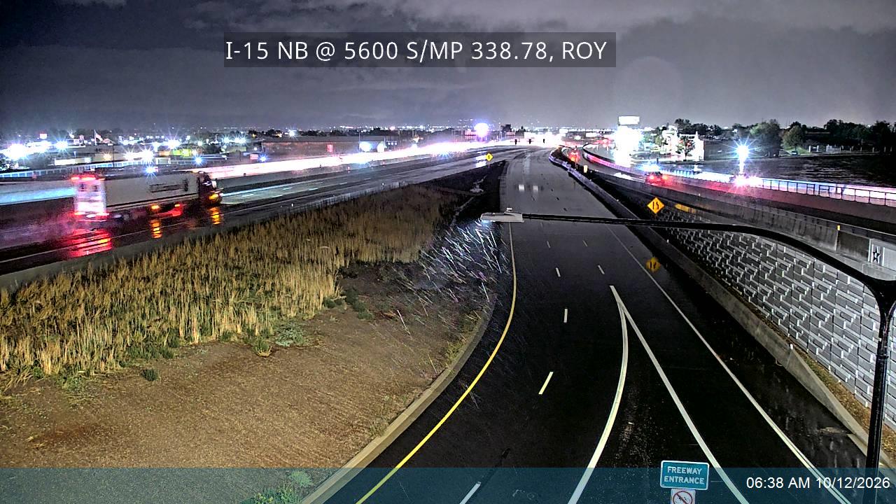 I-15 NB @ MP 338.28 / 5600 S, ROY