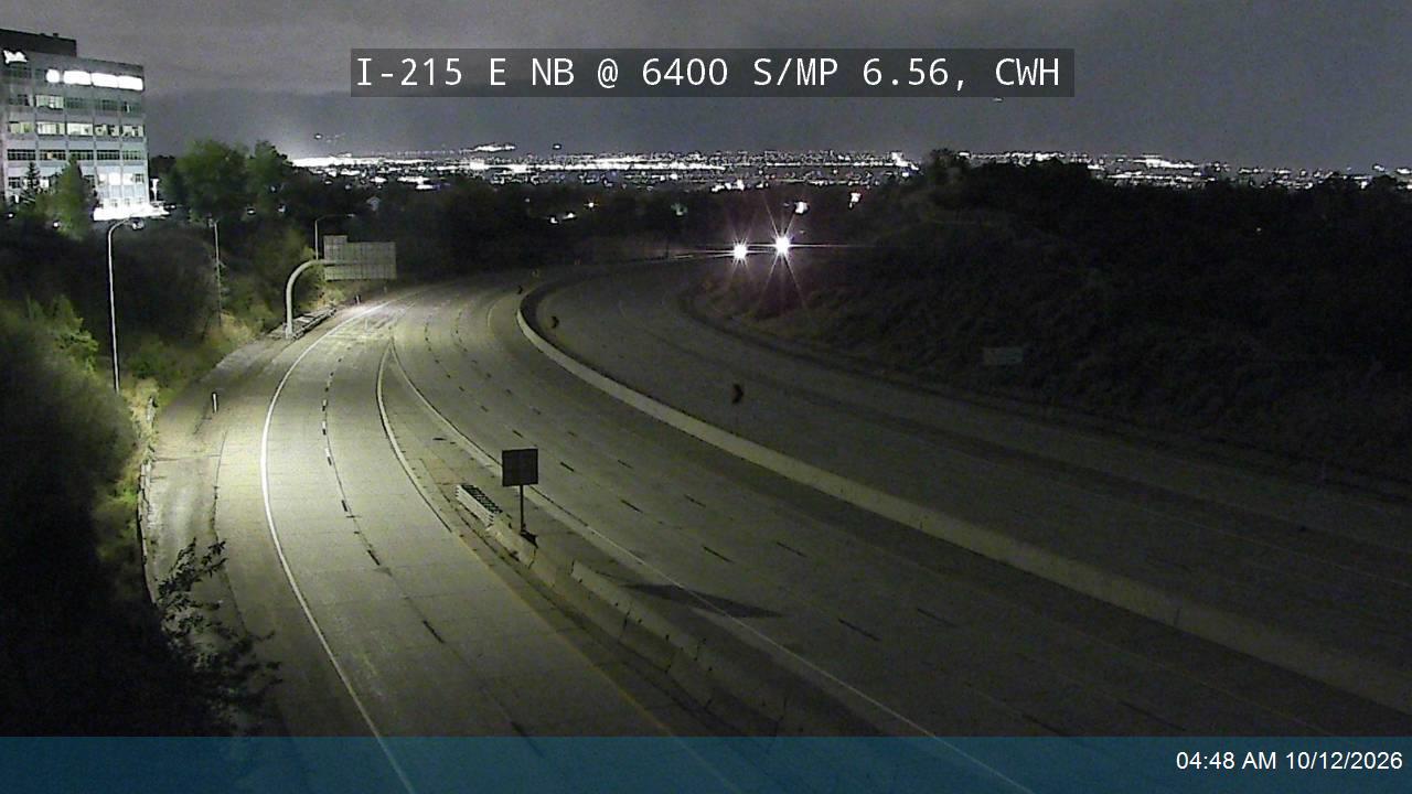 I-215 E NB @ 6400 S / MP 6.56, CWH