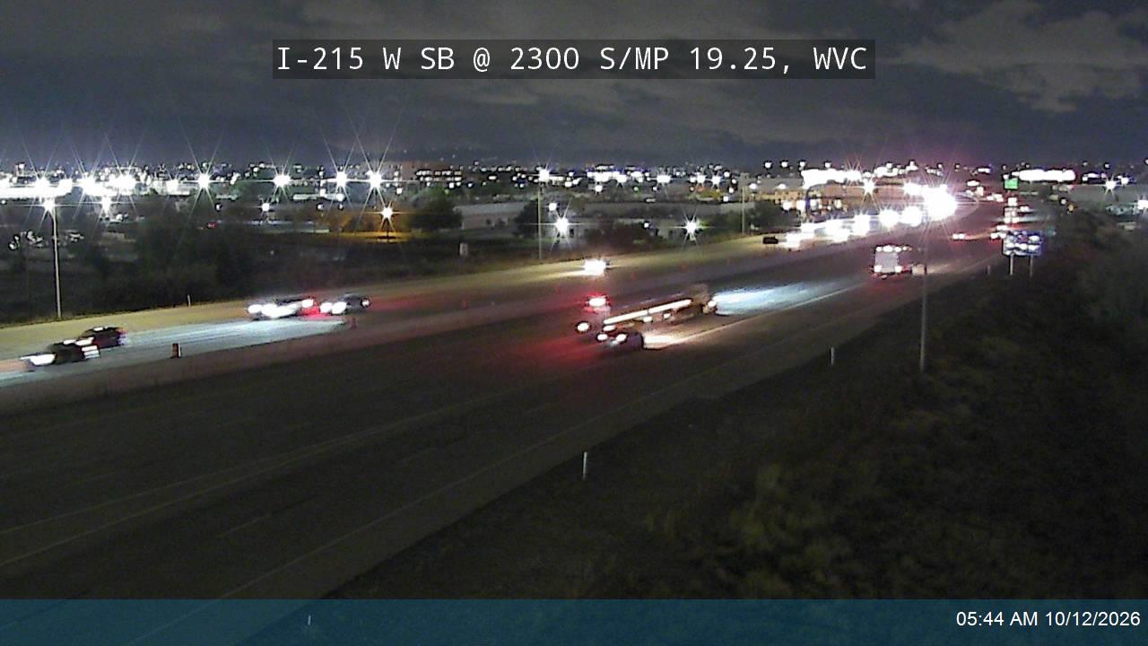 I-215 W SB @ 2300 S / MP 19.25, WVC