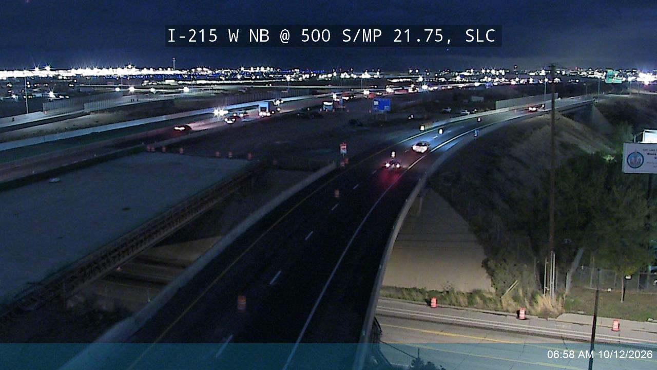 I-215 W NB @ 500 S / MP 21.75, SLC