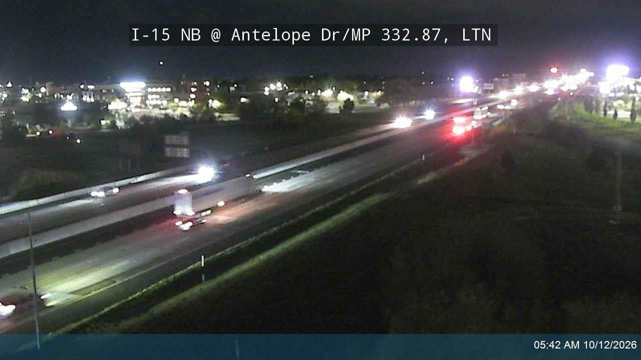 I-15 NB @ Antelope Dr / 2000 N / SR-108 / MP 332.87, LTN