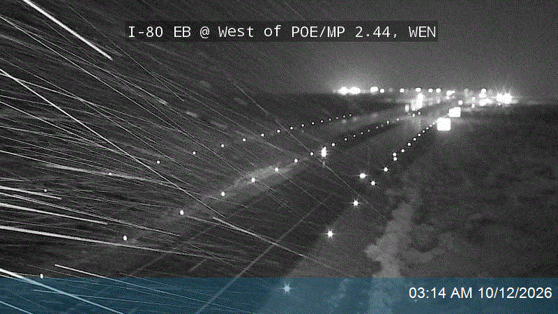 I-80 EB @ West of POE / MP 2.44, WEN
