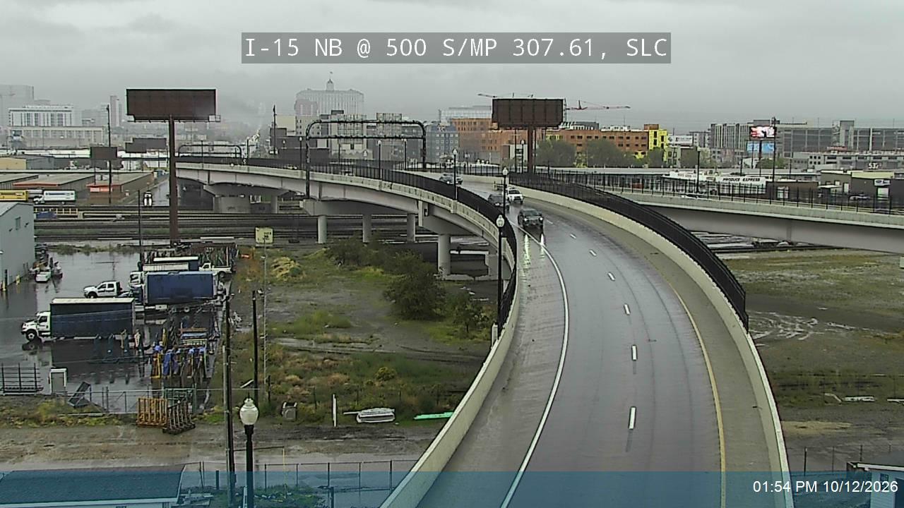 I-15 NB @ 500 S / MP 307.61, SLC